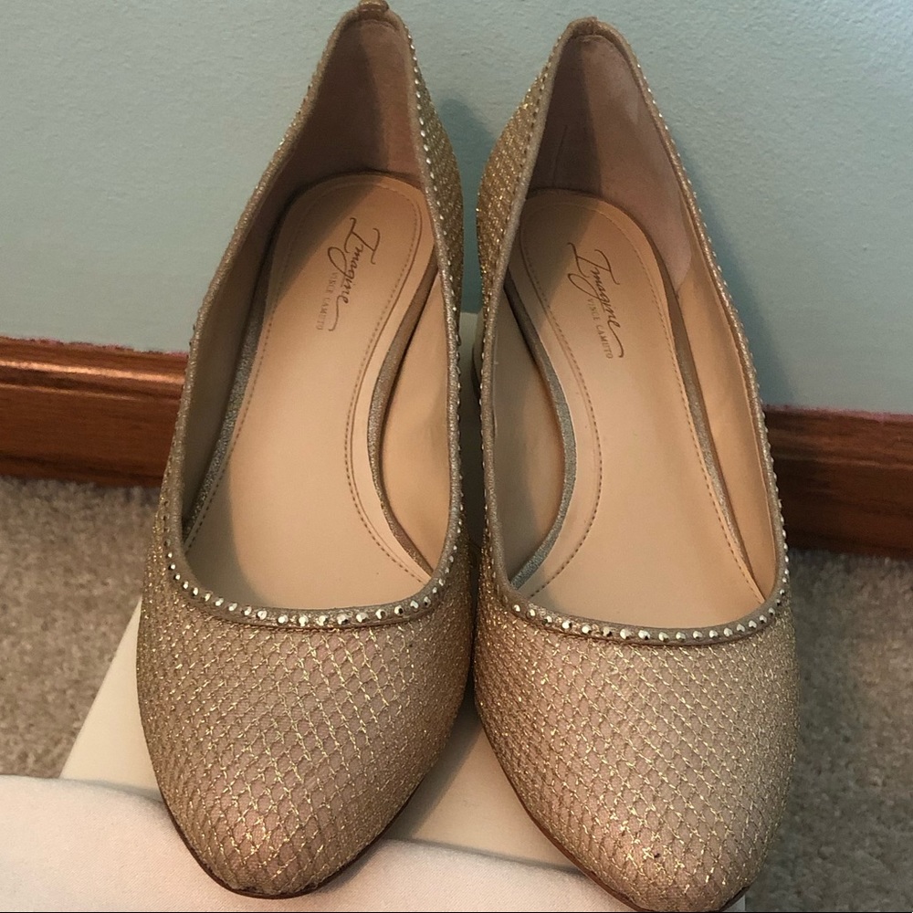 Vince Camuto Gold Heels